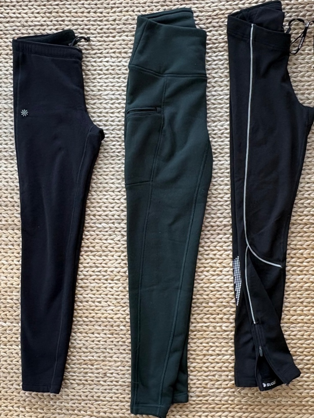 3 Pair Cool/Winter Weather Athletic Pants Size Small